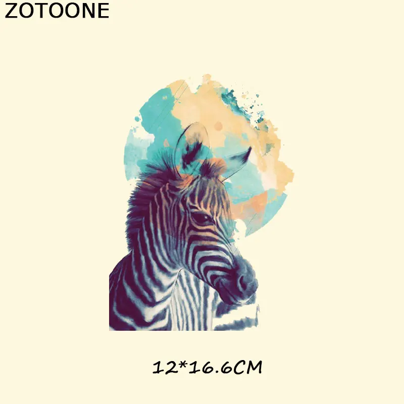 ZOTOONE милые Мультяшные нашивки в виде лисы Мультяшные железные нашивки термопереводные наклейки для детской одежды с животными сумки E