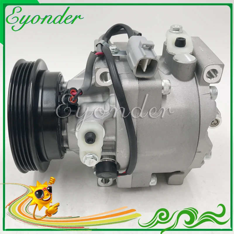 Car Air Conditioning AC A/C Compressor Cooling Pump SC08C Pulley PV4 for Toyota Starlet EP91R 1.3L 4 cyl 1996-1999 4421000034 | Автомобили