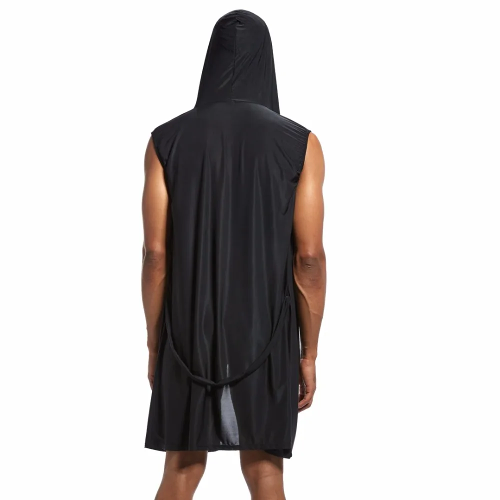 JOCKMAIL нейлон лед шелковые халаты для мужчин гей Loungewear ночная рубашка наборы соблазнительное кимоно банные халаты мужские сексуальные пижамы ночное белье