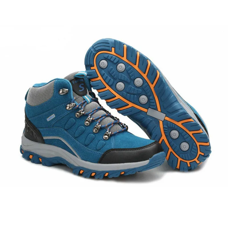 

Hiking Shoes Man Women Waterproof Hiking Boots Warm High Top Mountain Climbing Camping Shoes Trekking Hunting Footwear