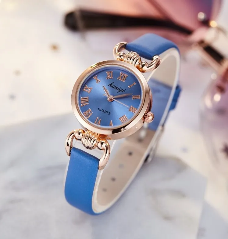 Women's Bracelet Watches Quartz Wrist Watch Retro Rainbow Design Casual Leather Band Ladies Dress Sport Relogio Feminino | Наручные