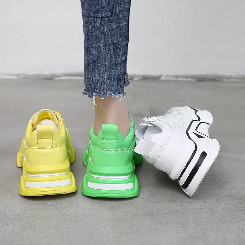 DORATASIA New INS Hot Summer Breathable Dad Shoes Woman mixed-color Mesh Sneakers Women Fashion lace-up Flats