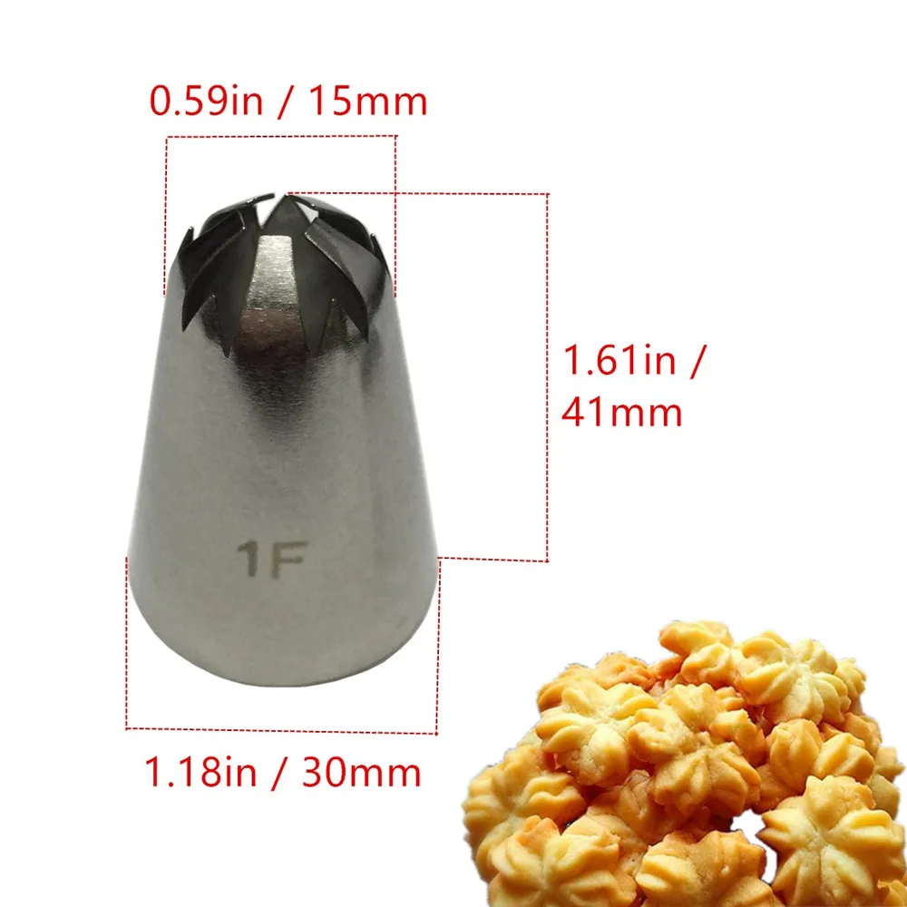 3 шт./компл. насадки из нержавеющей стали для глазировки цветов Кондитерские