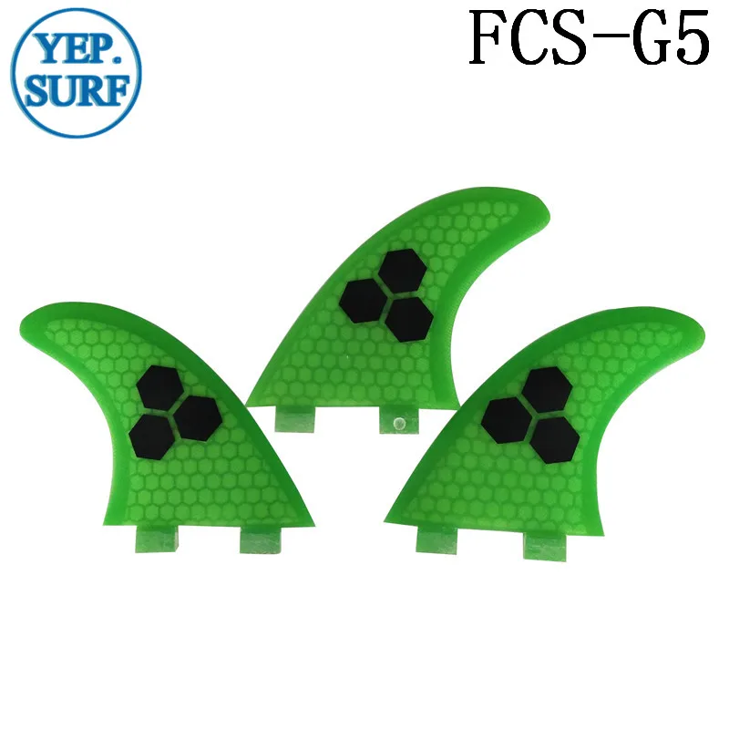 Плавники для серфинга SUP Bboard FCS плавники G5 оранжевые сотовые серфинга|fcs surf fins|fcs