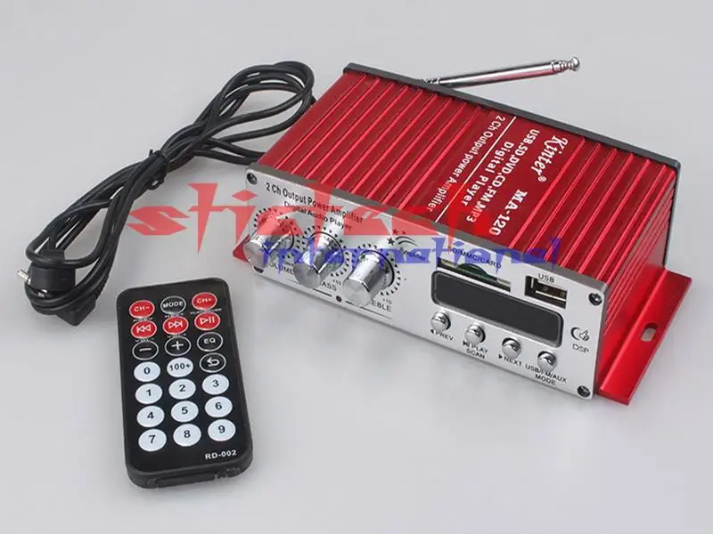 Изготовитель: DHL или Fedex 20pcs Kinter MA 120 12V Hi Fi усилитель звука поддерживает FM SD USB ввод