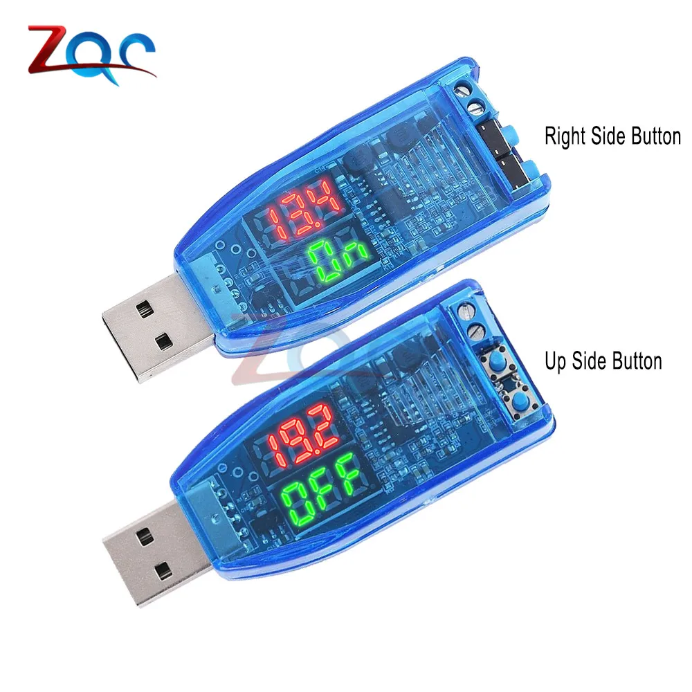 DC-DC 5 В до 3,3 В 9 в 12 В 24 в USB повышающий/понижающий модуль питания красный зеленый Дисплей Напряжение тока Боковая кнопка регулировки с коробкой