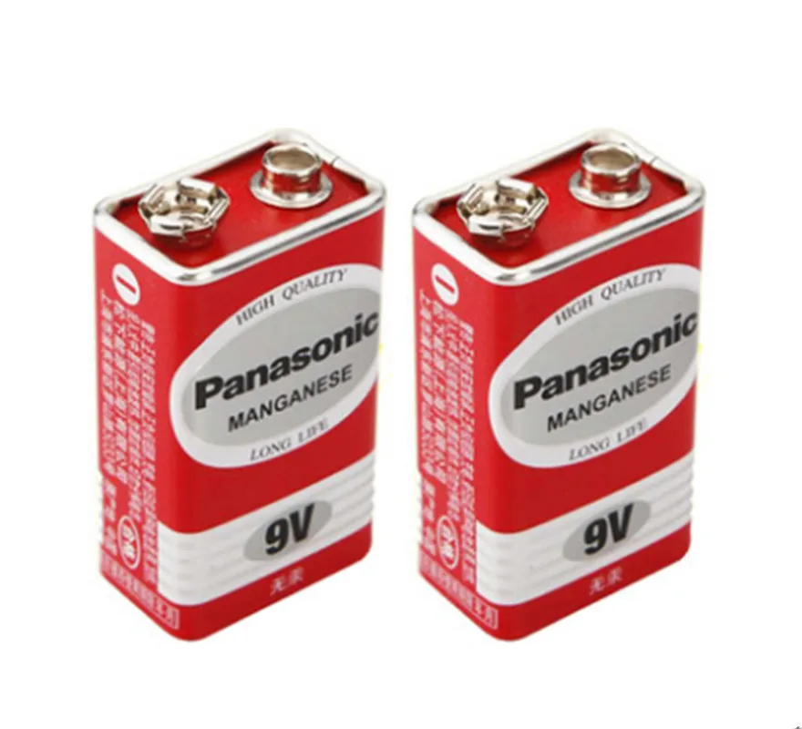 1 шт. Panasonic Greencell типа PP3 6F22 6LR61 MN1604 9V Блок Heavy Duty сотовый Батарея