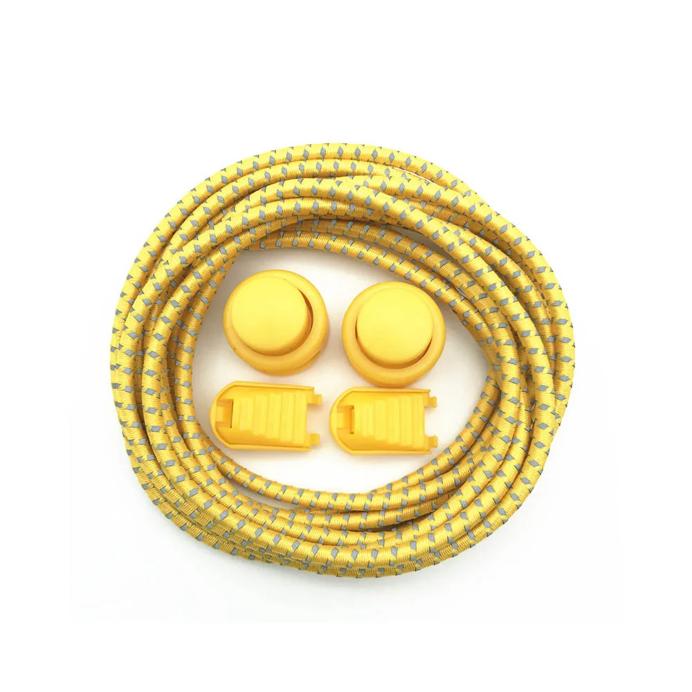 

2x Elastic No-Tie Locking Shoelaces Shoe Laces With Buckles For Sport Casual Shoes Sneaker Accessories