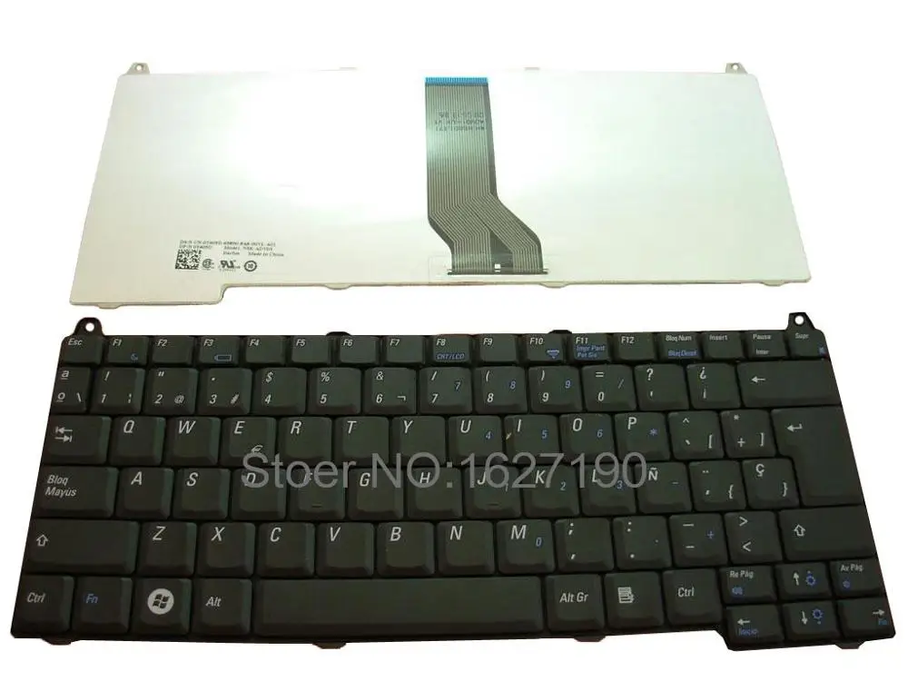

SP Spanish Laptop Keyboard for DELL Vostro 1310 1510 BLACK New Notebook Keyboards PN NSK-ADV0S 0T405D