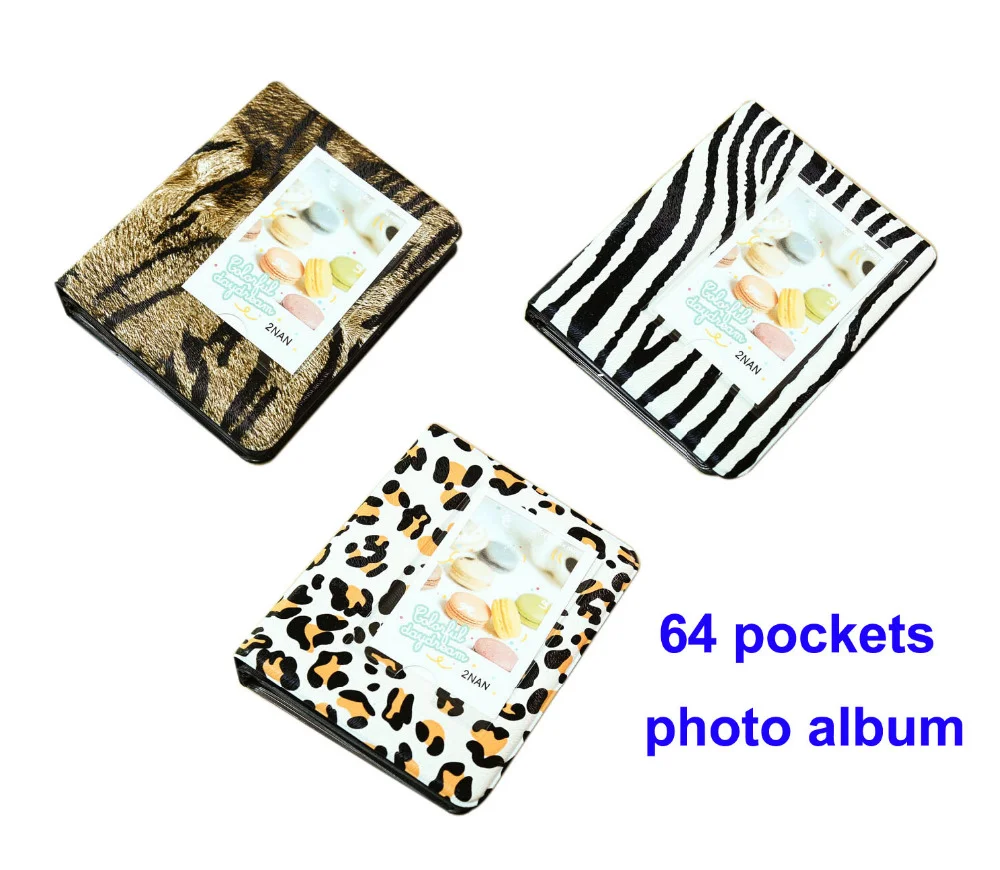 Фотоальбом с 64 карманами для 3 дюймового Instax Mini 9 8 70 7s 90 25 50s карточка именем альбом