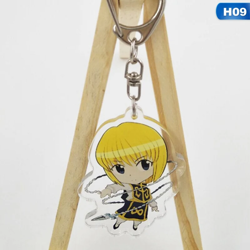 Охотник х Охотник аниме Killua Zoldyck Kurapika брелки двусторонний брелок косплей акриловый кулон брелок