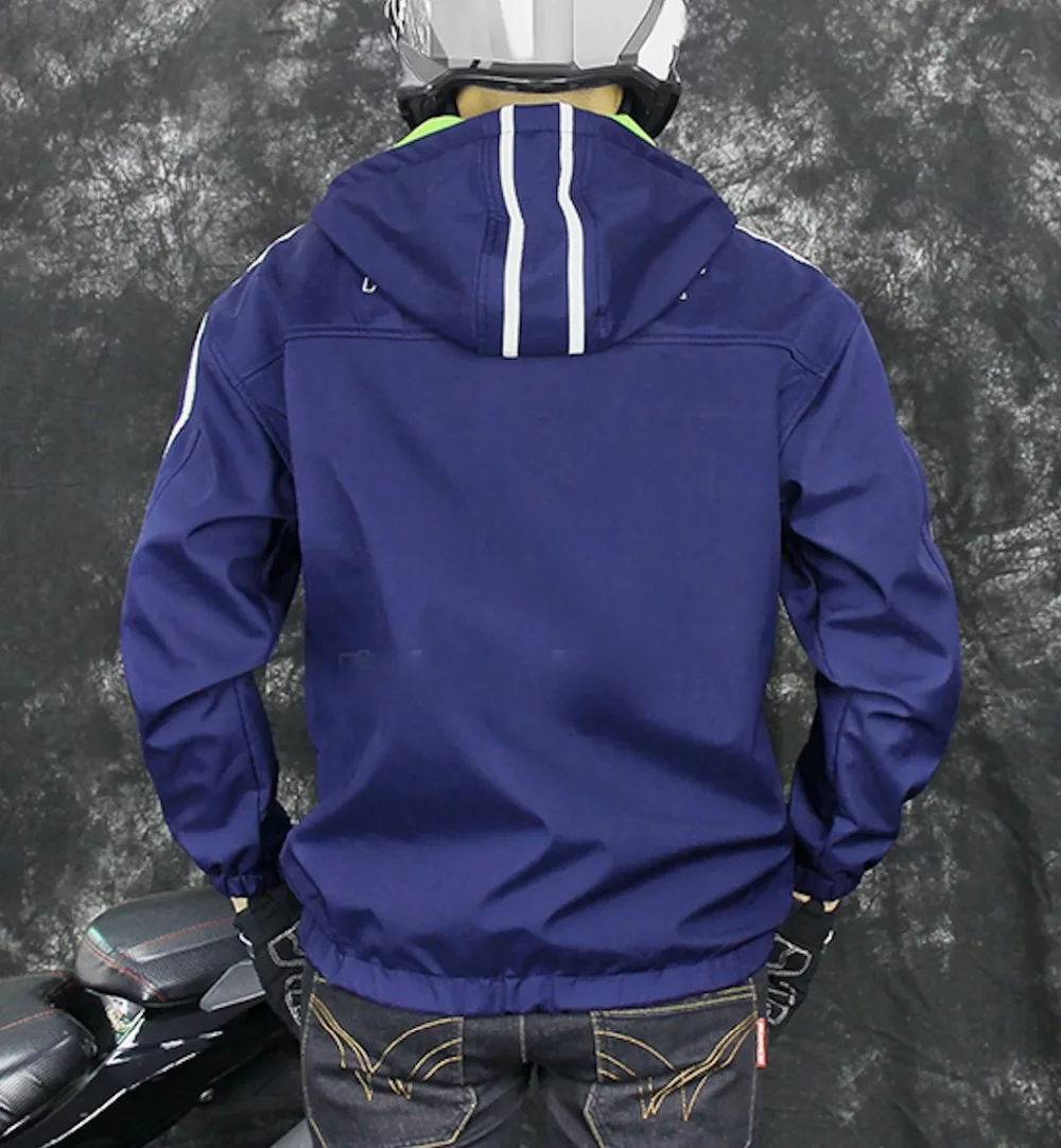 Мужская мотоциклетная Защитная куртка с капюшоном Спортивная уличная