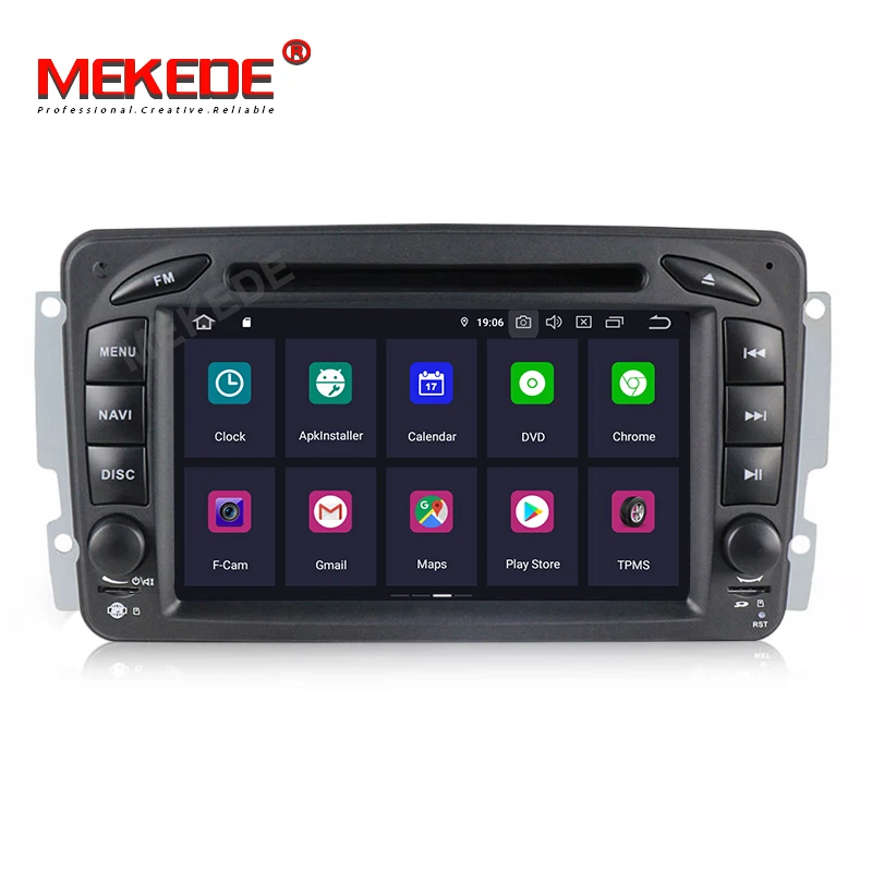 MEKEDE Автомобильный мультимедийный плеер Android 9 0 2 Din GPS Авторадио для