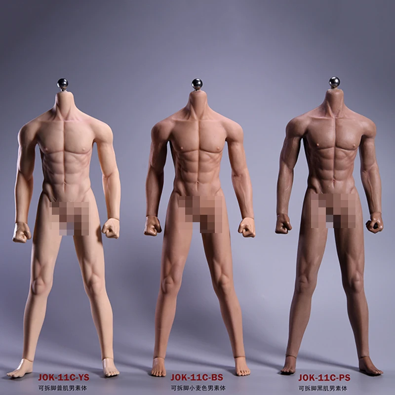

1/6 Super-Flexible Male Seamless Bodies stainless steel ball joints articulatlons pom stkeleton for scale adult action figure