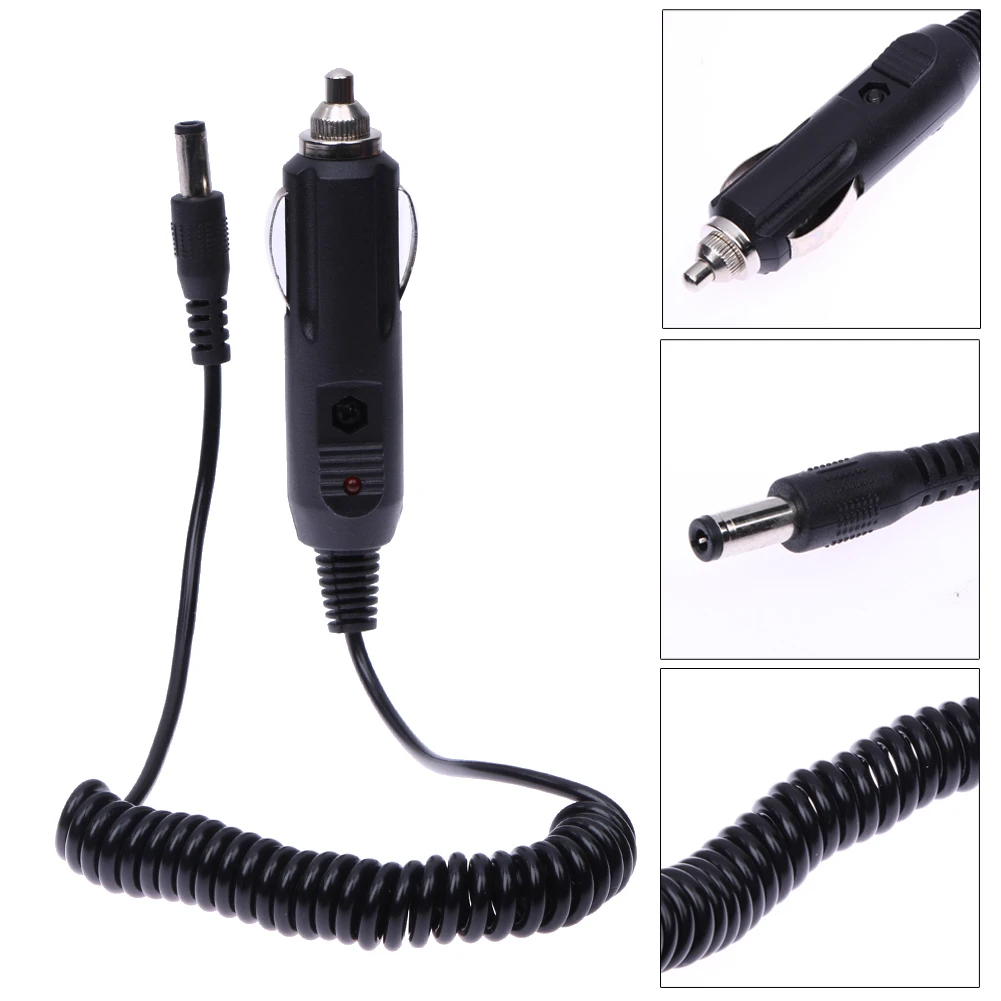 

DC 12V Car Charger Charging Cable For Baofeng Radios UV-5R 5RE PLUS UV5A+ ME3L