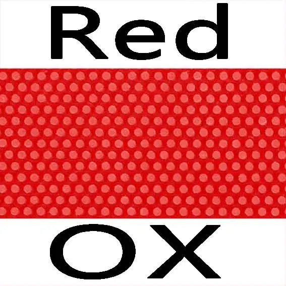 Red ox HALLMARK Supernova(No ITTF) длинный Pips-Out Настольный теннис Красная резина без губки(Topsheet, OX - Цвет: Red ox