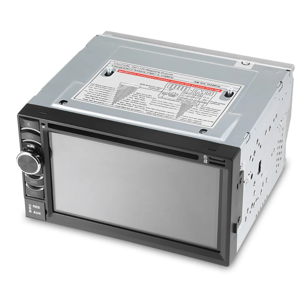 6116 г 2 Din Авторадио автомобильный мультимедийный CD DVD плеер с Bluetooth gps навигация 6 5