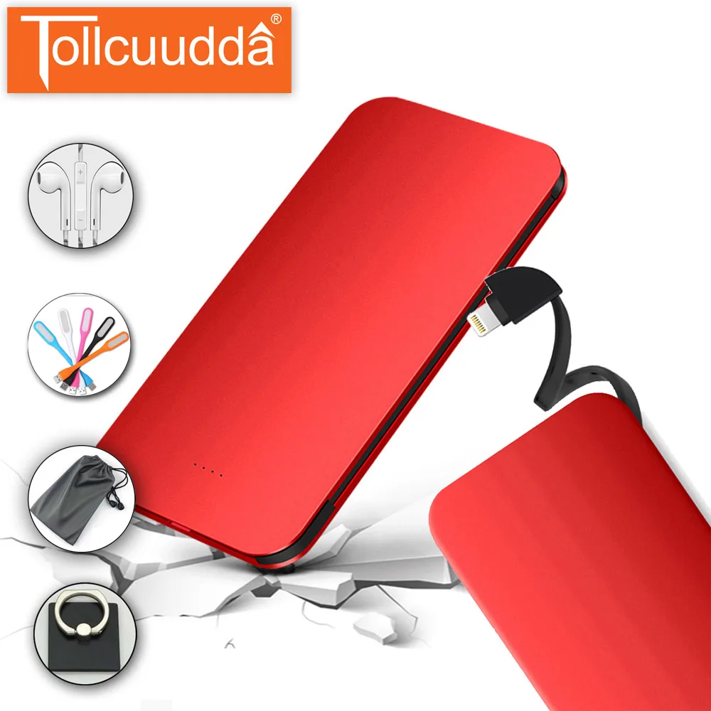 Tollcuudda 20000 мАч повербанк телефон зарядное устройство PowerBank питания портативный