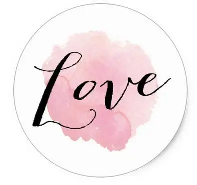 

1.5inch Watercolor Spotlight Love sticker
