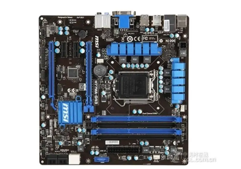 MSI H77MA-G43 оригинальная материнская плата DDR3 LGA 1155 для I3 I5 I7 Процессор 32 Гб USB3.0 SATA3 H77 материнская плата