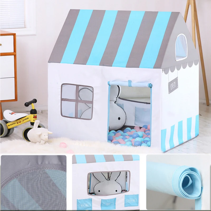 Дети игрушки палатки Прорезыватель Принцесса Принц замок Типи Игровая палатка