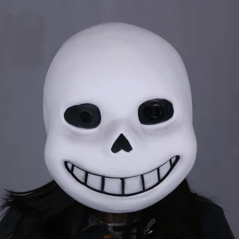 Латексный резиновый шлем! Игра Undertale Skull Brothers sans Papyrus Косплей Хэллоуин вечерние в