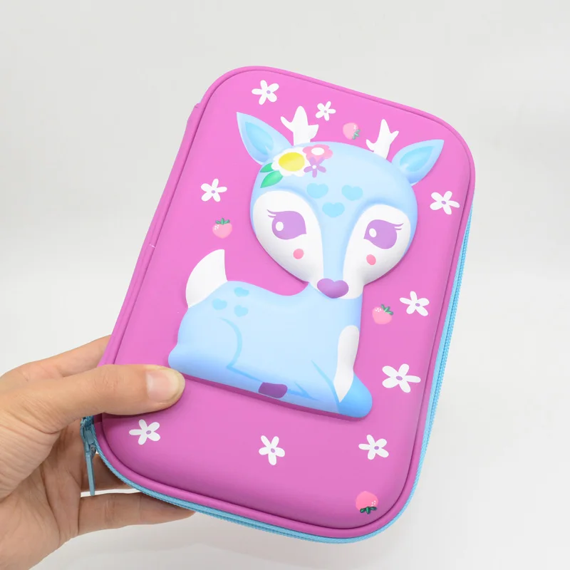 Пенал Astucci Scuola Estuche Kawaii Unicorn канцелярские принадлежности Мультяшные эстакады EVA большой Etui пенал сумки