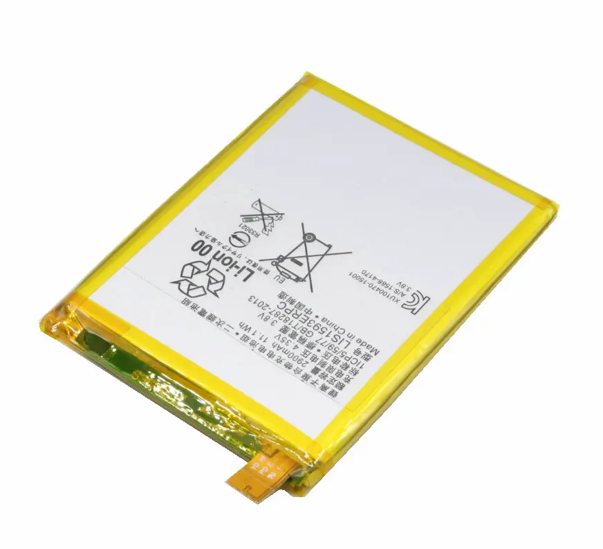 5 шт./лот 2900 мАч/11.1Wh LIS1593ERPC 3.8VDC Замена литий-полимерный аккумулятор Батарея для Z5