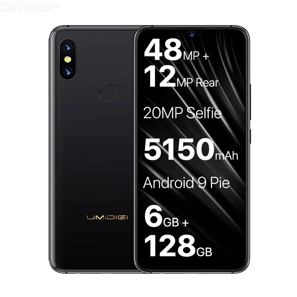 UMIDIGI S3 PRO Android 9 0 48MP + 12MP 20MP супер камера 5150mAh P70 6GB RAM 128GB ROM смартфон|Смартфоны| |