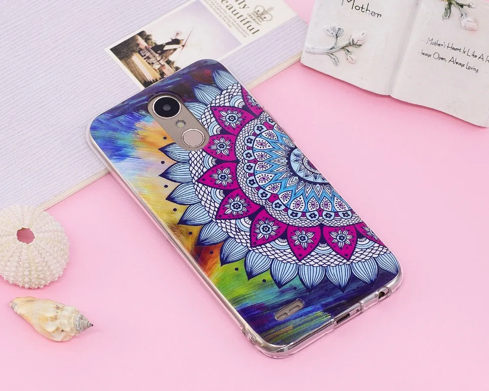 For Funda LG K10 2017 Case Leather Wallet Flip Magnetic 3D Relief Ctue Protective Phone Cover LV5 |