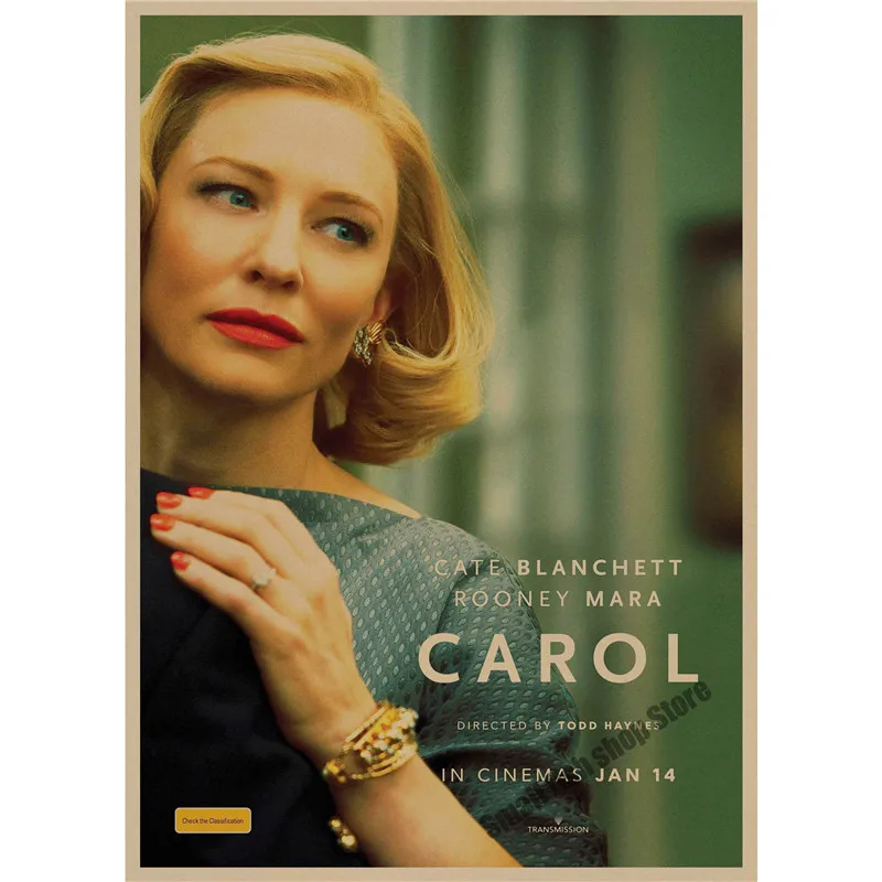 Carol ретро плакат, крафт-бумага, бумага для бара, кафе, домашний Декор, живопись, наклейка на стену - Цвет: Кофе