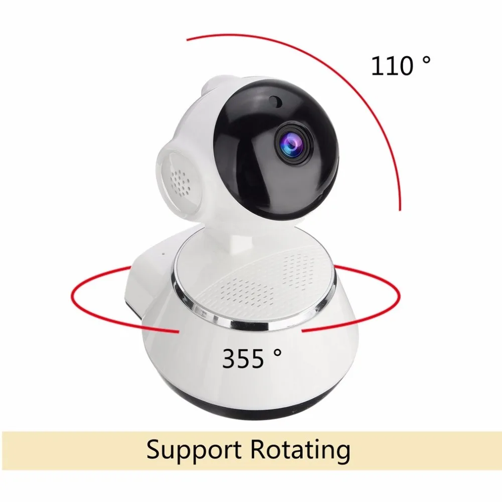 720P HD Wireless Wifi IP Camera Home Security Surveillance Camera 3.6mm Lens Wide Angle Indoor Camera Support Night Vision