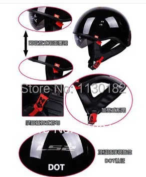 Профессиональный городской открытым лицом шлем capacete motoqueiro DOT утвержденная cascos ls2