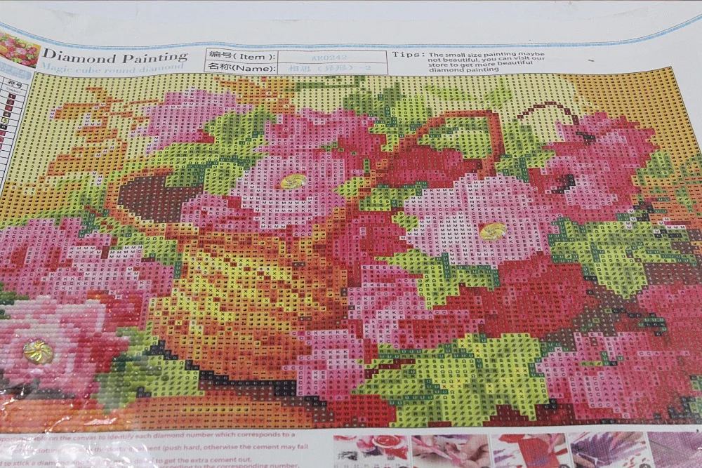 

Gloden Panno,5D,Full,DIY Diamond Embroidery,round,Diamond Painting,Cross Stitch,3D,Diamond,Mosaic,Needlework,Crafts,pink rose