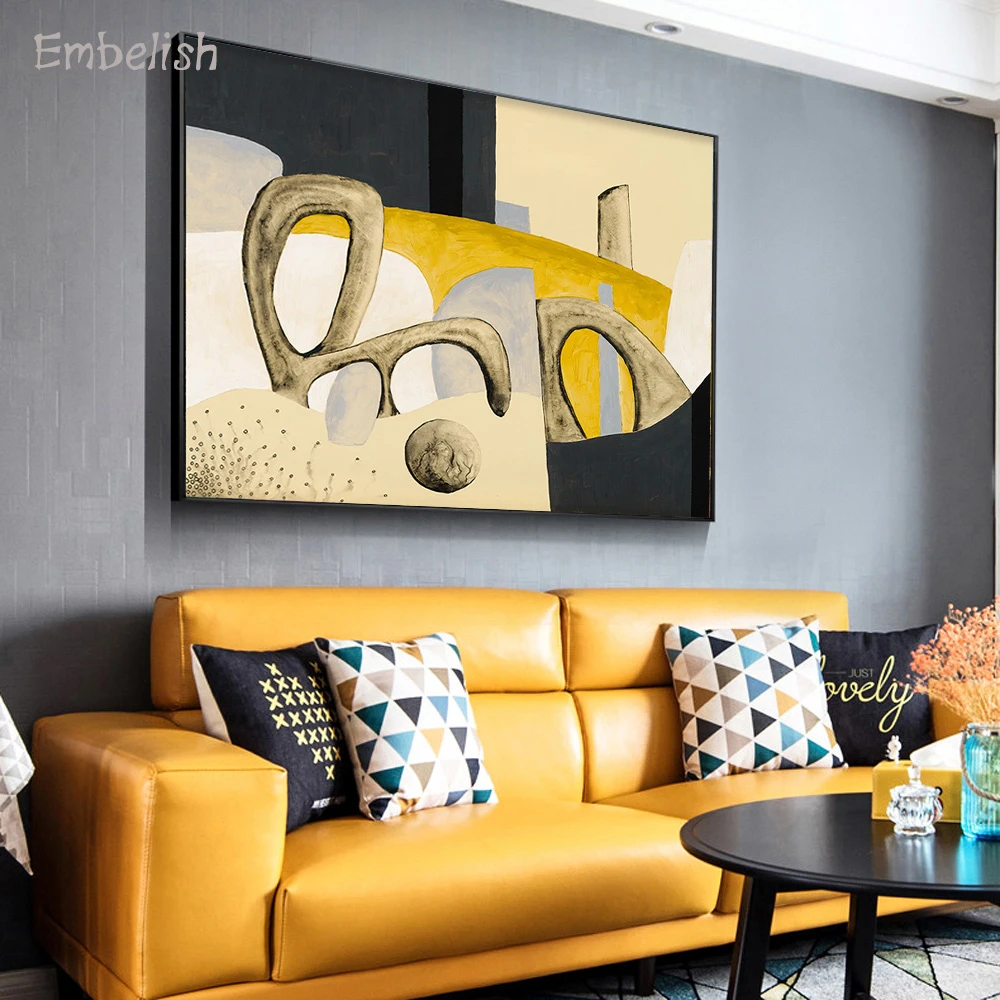 

Украшение 1 шт. большие настенные художественные Плакаты для гостиной абстрактная HD Печать холст картины Современный домашний декор картин...
