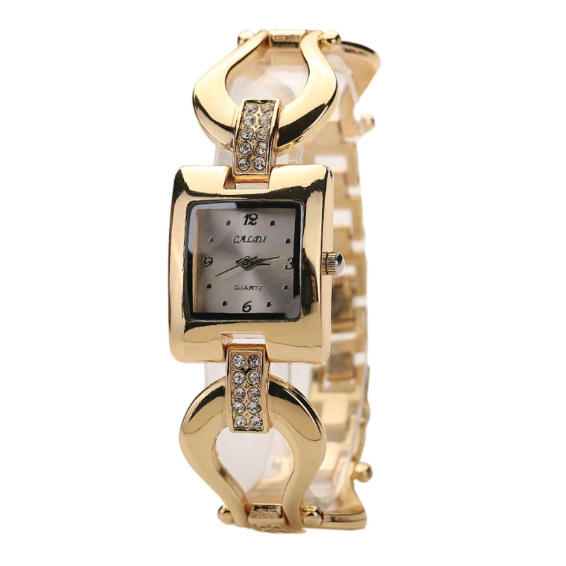 Чудо момент Новинка 2017 г. модные наручные часы Женщины Полный стали Кварцевые