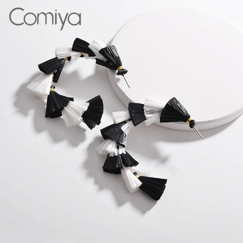 Comiya Винтаж Серьги ручной работы Элегантные серьги капельки для женщин Bijuteria