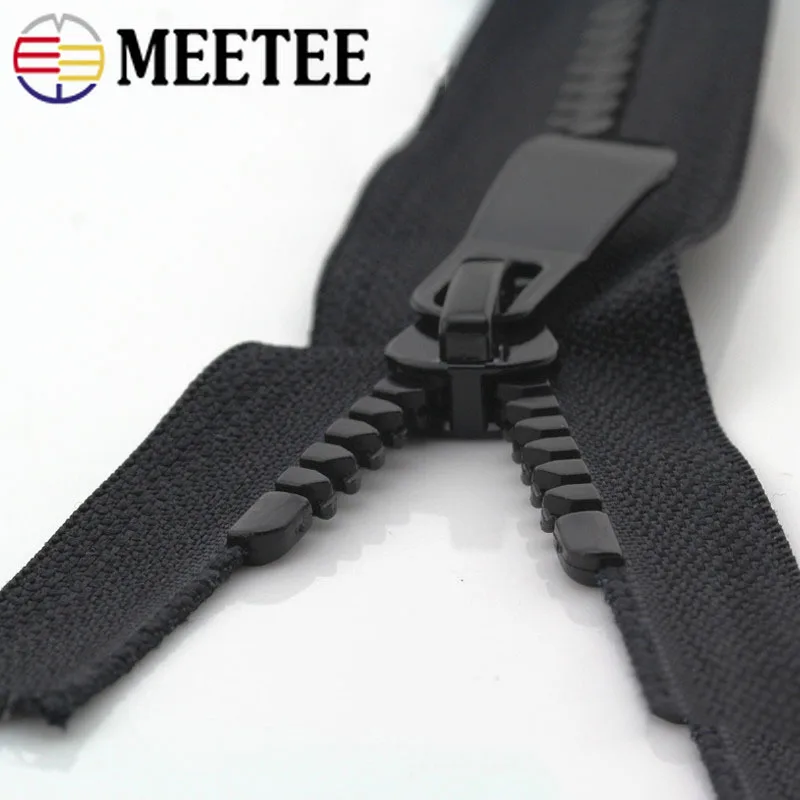 8 # автоматический замок Экологически чистая молния для куртки двойной ползунок