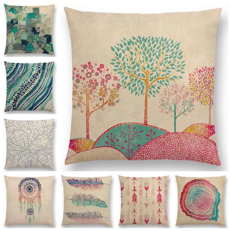 Кольцо для дерева с великолепным цветком красивые перышки Ловец снов душевное