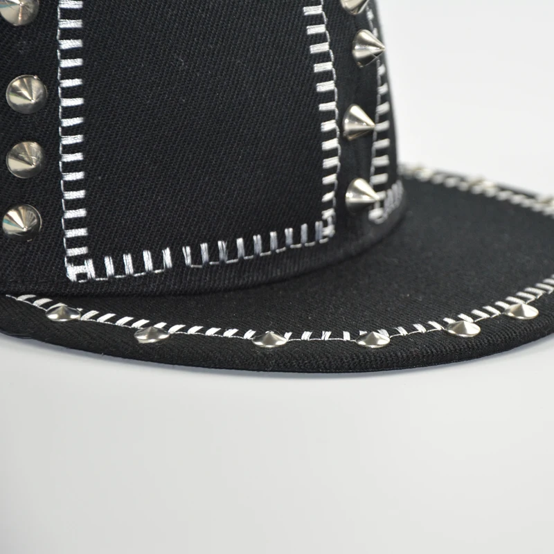 Кепка Snapback в стиле хип хоп для мужчин и женщин кепка панк с шипами бейсболка рок