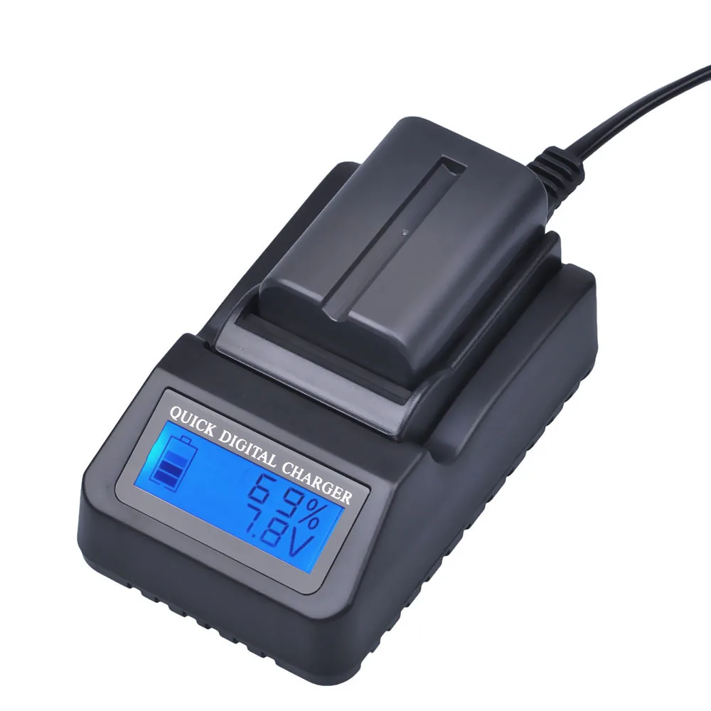 4 шт. 7.2в NP-FM500H NP FM500H аккумуляторная батарея для камеры + ЖК-зарядное устройство Sony