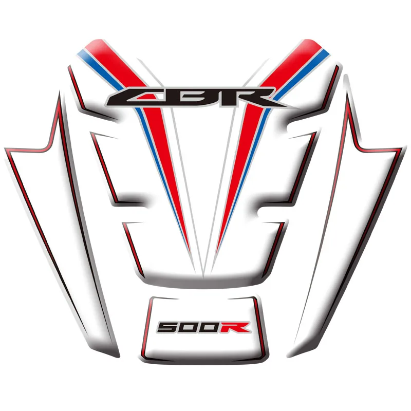 Мотоцикл 3D топливный бак защитные наклейки для Honda CBR500R- наклейки - Цвет: 1