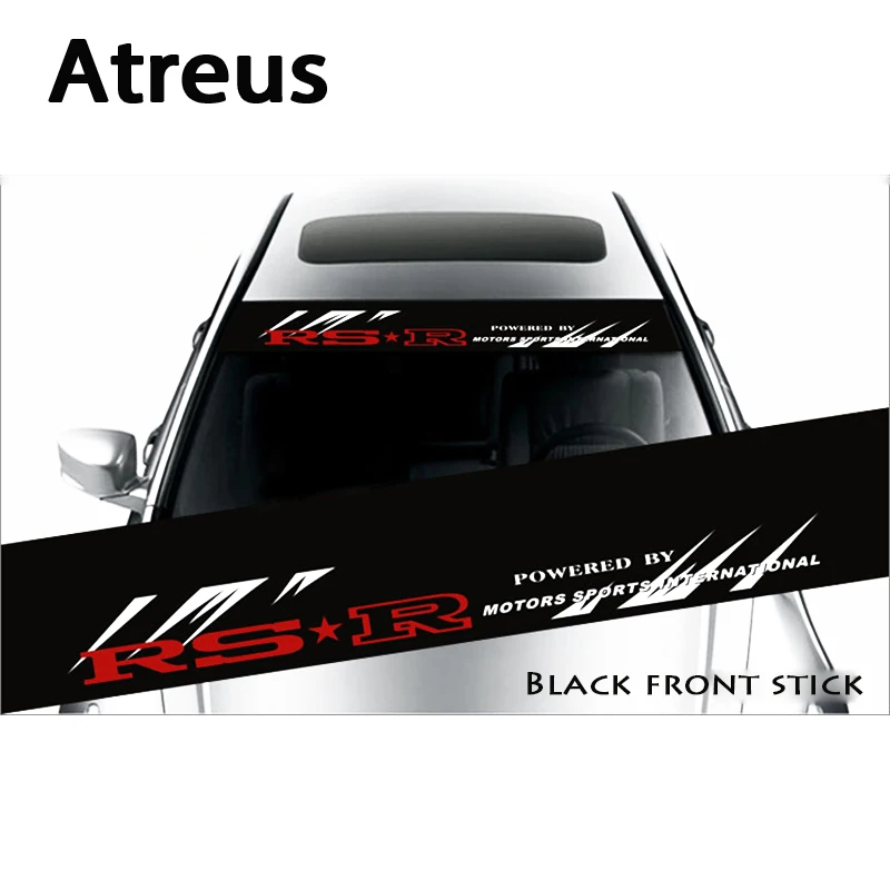 Водонепроницаемые наклейки на лобовое стекло автомобиля Atreus 1 шт. для BMW e46 e39 e36 Audi