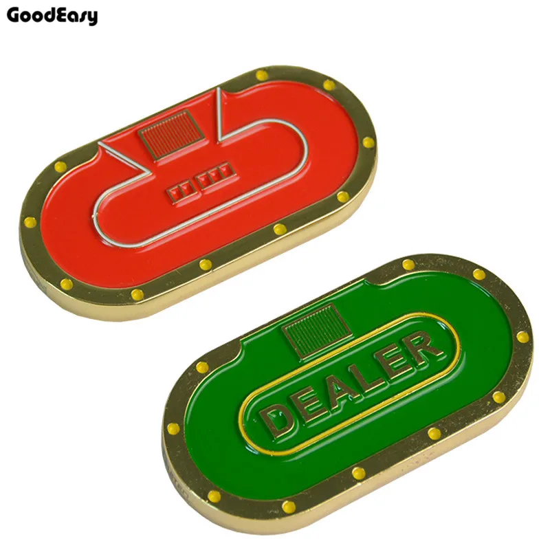 Новый 75 г Металлическая Кнопка Дилера покера дилер Техасский Холдем фишки для