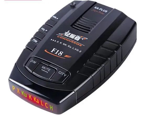 Radar Detector GPS Edog Navigator Conqueror Radar Eye Car Sensor Road Camera detector F18 English version
