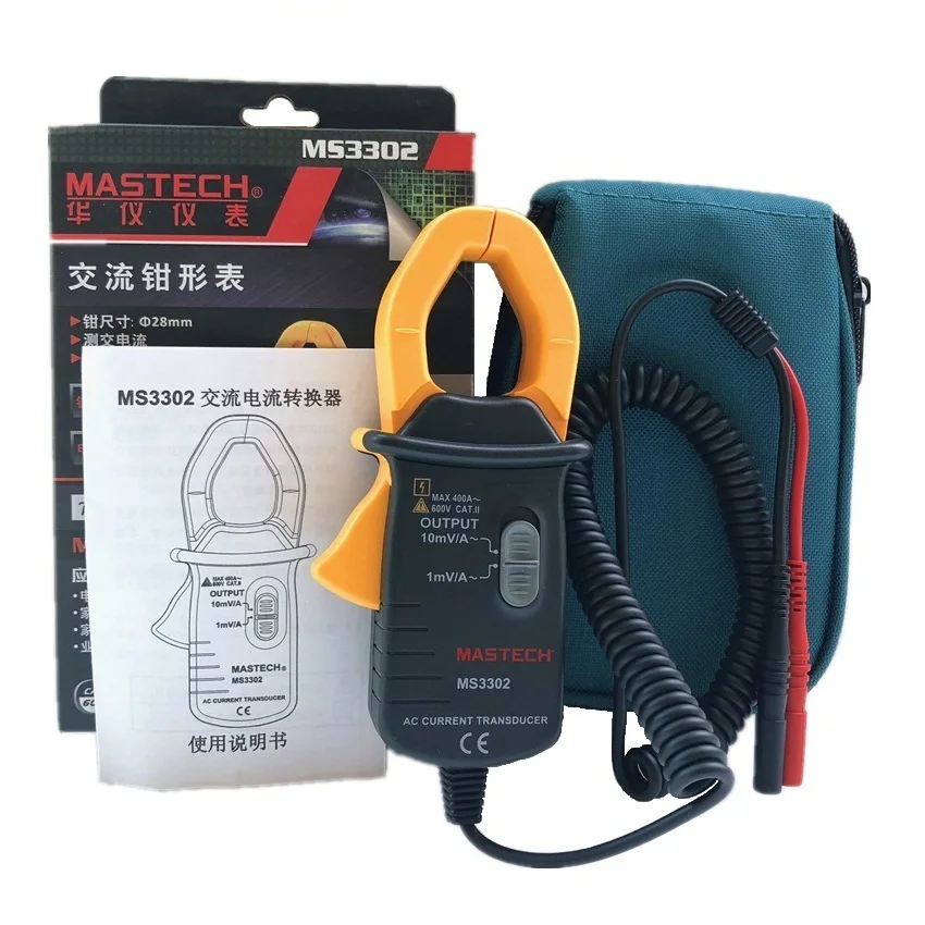 MASTECH Origin MS3302 измеритель тока переменного 0.1A 400A преобразователь True RMS|Измерители