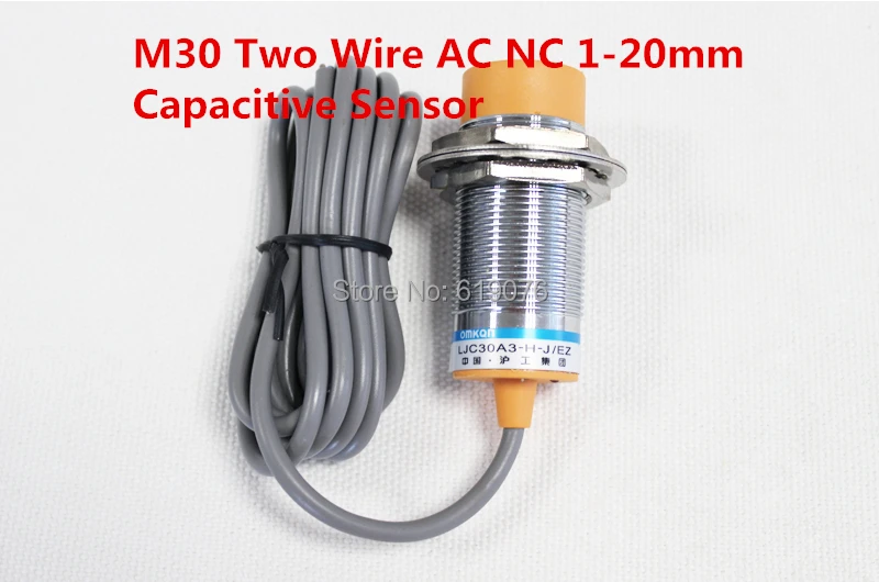 

5Pcs M30 Two Wire AC NC 1-20mm distance measuring capacitive proximity switch sensor -LJC30A3-H-J/DZ