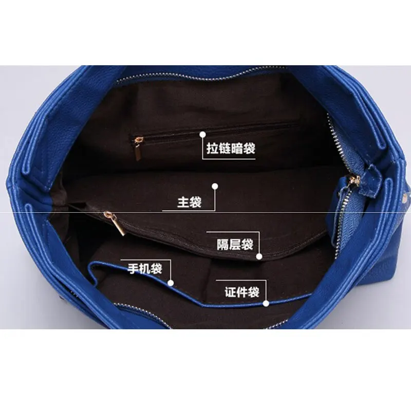 iCeinnight famous brand ladies luxury women leather handbags messenger bags long strap solid blue orange hang shoulder vintage | Багаж и