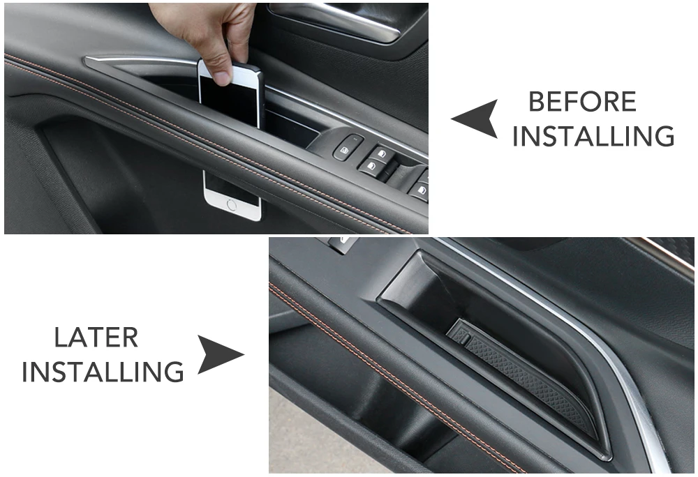 Ящик для хранения передней двери держатель ручки подлокотника контейнер-корзина