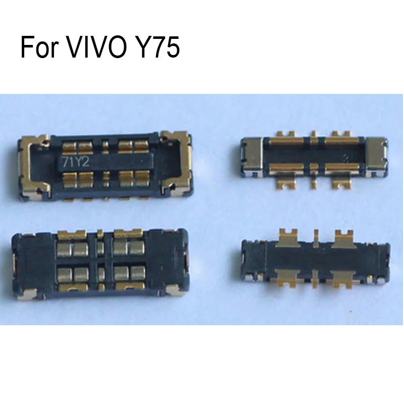 Внутренний разъем FPC 2 шт. держатель аккумулятора зажим контакт для VIVO Y75 y75 logic на